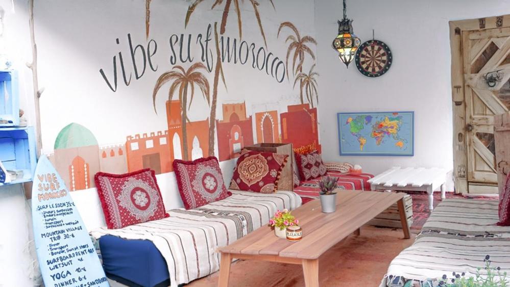 Vibe Surf Morocco Bed and Breakfast Tamraght Eksteriør billede